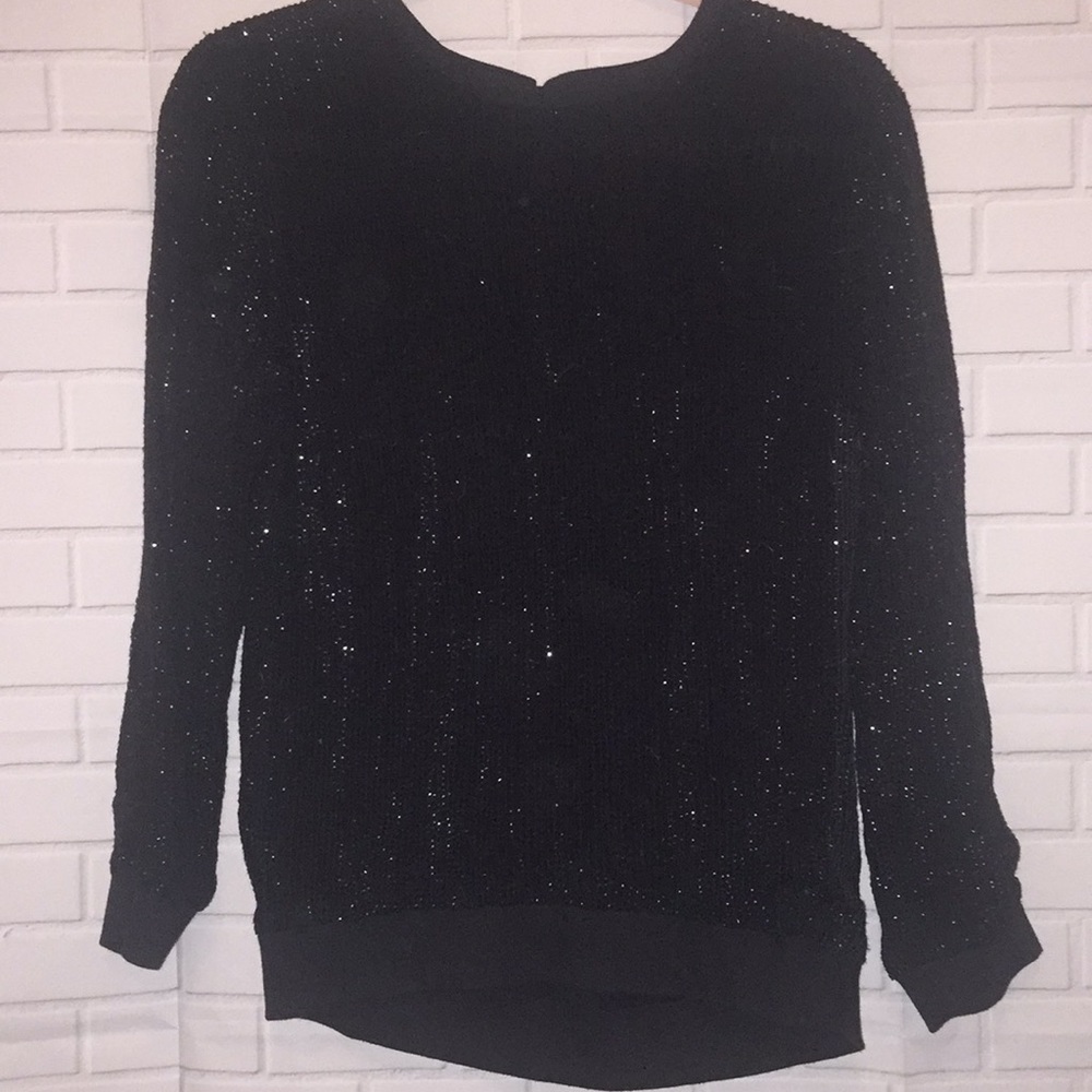 MLV beaded sparkle top